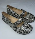 Alegria Women Feliz FEL-420 Mary Jane Comfort Shoes Us Size 6 Zebra. Fixed Price $18.99.