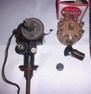 1960-61? Chrysler 300F/G Prestolite 413 Duel Point Distributor W/tach Drive. Fixed Price $725.00.