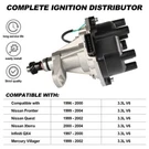 Ignition Distributor For Nissan Pathfinder Quest D22 R50 VG33E 3.0L 22100-1W601. Fixed Price $72.97.