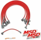 Msd Ignition 8.5MM Red Spark Plug Wires Chevy Small Block Hei Under Header (new). Fixed Price $139.00.