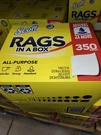 Kimberly-clark Scott 75650 Rags In Box, White (350 Towels) Pack 1750 Total. Fixed Price $144.97.