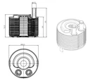 Nrf 31819 Oil Cooler, Engine For Nissan. Fixed Price $78.24.