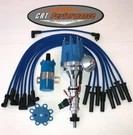 Small Cap Ford Fe 352 390 427 428 Blue Hei Distributor + 45K Coil Usa Wires. Fixed Price $244.94.