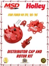 Msd Distributor Cap And Rotor Kit Ford F-150 F-250 F-350 Bronco Mustang V8. Fixed Price $58.95.
