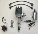 Small Cap Ford 5.8L 351 Efi Carb Conversion Black Hei Distributor + 45K Coil. Fixed Price $190.95.