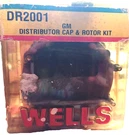 Wells DR2001 Open Box New Gm Distributor Cap Rotor Kit Old Stock 74-90 V8. Fixed Price $24.00.