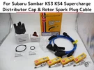 Subaru KS3 KS4 For Sambar Supercharge Distributor Cap & Rotor Spark Plug Cable. Fixed Price $163.79.