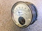 Vintage Gray & Davis Porcelain Amp Gauge, Motorcycles Cars Teens And Twenties. Fixed Price $225.00.
