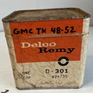 Nos Delco Remy D-301 Distributor Cap Gmc Truck 1948-1952 824735. Fixed Price $29.95.