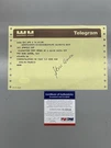 Hank Aaron 715 Hr King Auto Signed Telegram Psa Hof Atlanta 4/9/74 1974 Braves. Fixed Price $350.00.