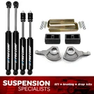 3"/2" Leveling Lift Kit For 1997-2004 Dodge Dakota 4X4 W/ Procomp Shocks. Fixed Price $573.70.