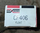 Borg Warner CF406 Rochester 4BBL Carburetor Float Nos. Fixed Price $5.00.