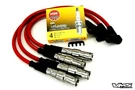 Vms Racing Red Ignition Wires Ngk Platinum Spark Plugs For 98-01 Vw Beetle 2.0L. Fixed Price $64.88.